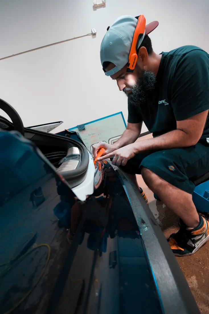 Paint Protection Film (PPF) work at The Protek Lab